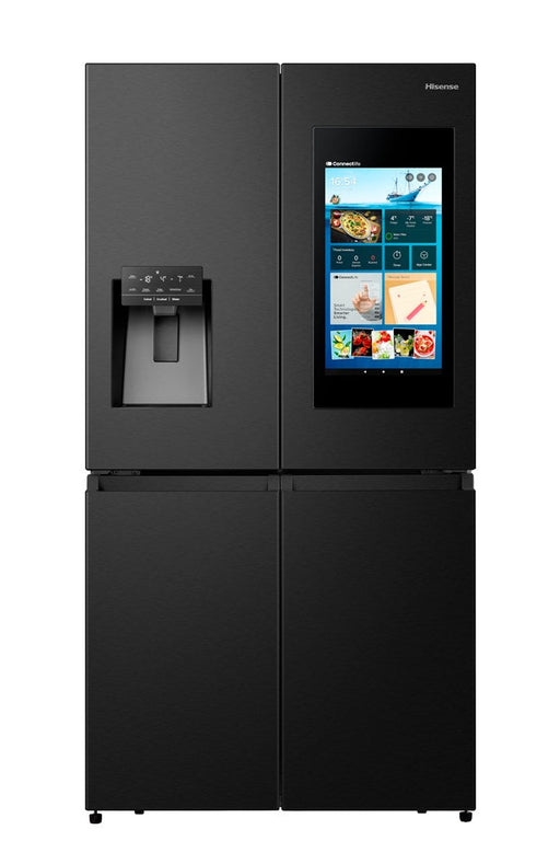 Hisense RQ760N4IFE side-by-side refrigerator Freestanding 577 L E Black - Freestanding refrigerator-freezers