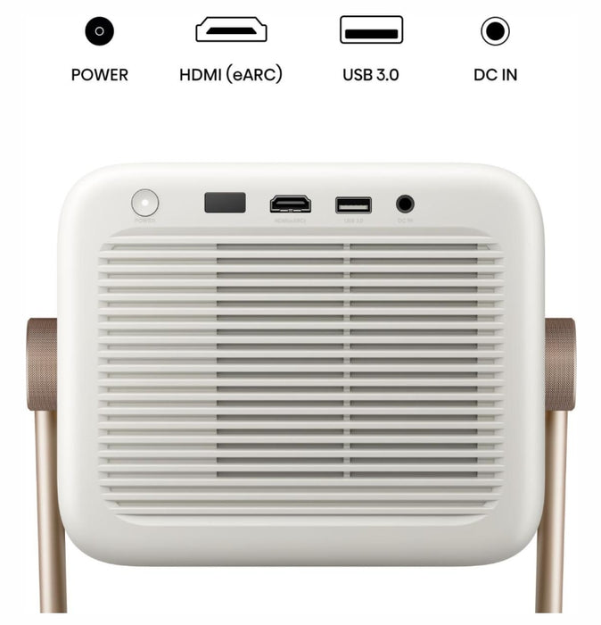 Hisense projector M2SE-PRO Home Cinema,Ultra HD (3840x2160),HDMI 1x, 1300Lumens, 1000:1, 2 x10W,VidaaU7, 65"-200", White