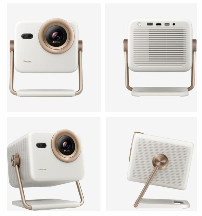 Hisense projector M2SE-PRO Home Cinema,Ultra HD (3840x2160),HDMI 1x, 1300Lumens, 1000:1, 2 x10W,VidaaU7, 65"-200", White
