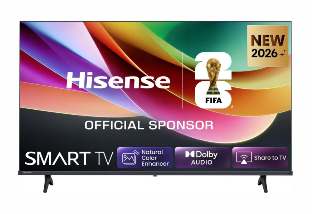 Hisense 32" A4S, HD 1366x768,3000:1, DLED, HLG, DTS Virtual X, Smart TV, WiFi, WiFi Direct, BT, VIDAA U7,Anyview Cast, 2xHDMI, 2xUSB, LAN, CI+, DVB-T2/C/S2, Black