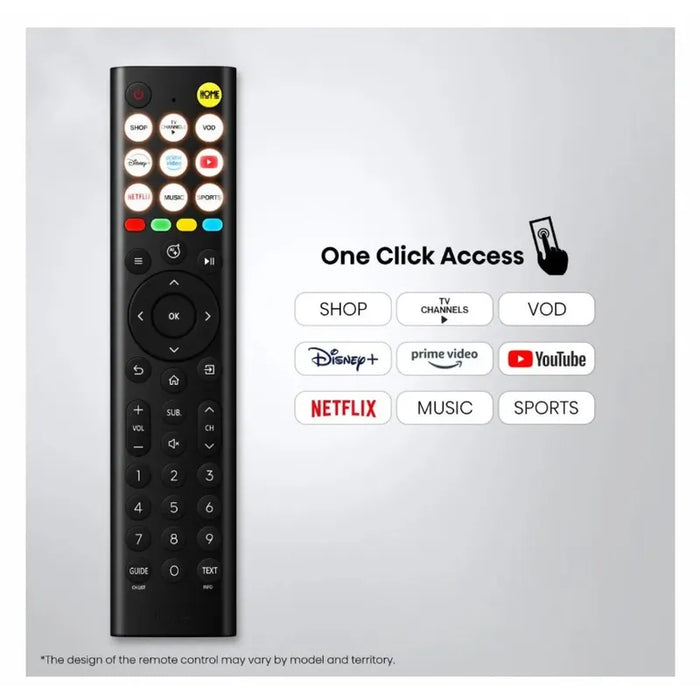 Hisense 40" A5S, Full HD 1920x1080, QLED, Quantum Dot, HDR, HLG, DTS HD, Light Sensor, Dolby Audio, Smart TV, WiFi, WiFi Direct, 2xHDMI, 2xUSB, LAN, CI+, DVB-T2/C/S2, Black