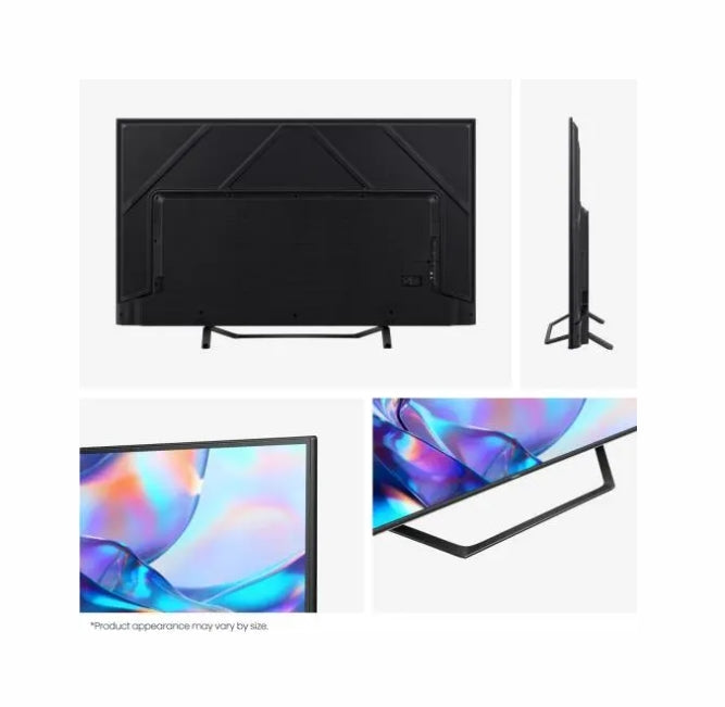 Hisense 43" A7S, 4K Ultra HD 3840x2160, QLED, FALD, Quantum Dot, HDR 10+, HLG, Dolby Vision, Dolby Atmos, Smart TV, WiFi 5GHz, WiFi Direct, BT, Anyview Cast, 3xHDMI, 2xUSB, LAN, CI+, DVB-T2/C/S2, Black