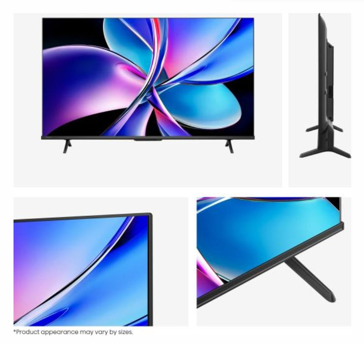 Hisense 43" E7Q Pro, 4K Ultra HD 3840x2160, QLED, Quantum Dot, 144Hz, HDR 10+ adaptive, HLG, Dolby Vision, DTS Virtual X, Smart TV, WiFi 5GHz, WiFi Direct, BT, Anyview Cast, 3xHDMI, 2xUSB, LAN, CI+, DVB-T2/C/S2, Black