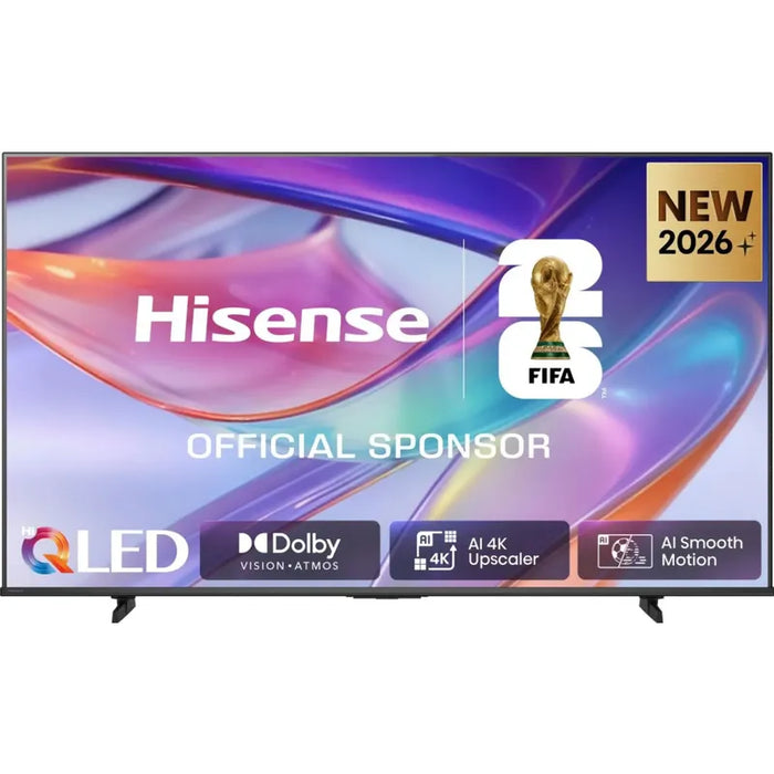Hisense 50" E7S, 4K Ultra HD 3840x2160, QLED, Quantum Dot, HDR 10+, HLG, Dolby Vision, DTS Virtual X, Smart TV, WiFi, Light Sensor, BT, Anyview Cast, 3xHDMI, 2xUSB, LAN, CI+, DVB-T2/C/S2, Black