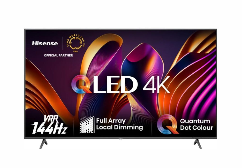 Hisense 55" E7NQ Pro, 4K Ultra HD 3840x2160, QLED, Quantum Dot, 144Hz, HDR 10+ adaptive, HLG, Dolby Vision, DTS Virtual X, Smart TV, WiFi 5GHz, WiFi Direct, BT, Anyview Cast, 3xHDMI, 2xUSB, LAN, CI+, DVB-T2/C/S2, Black