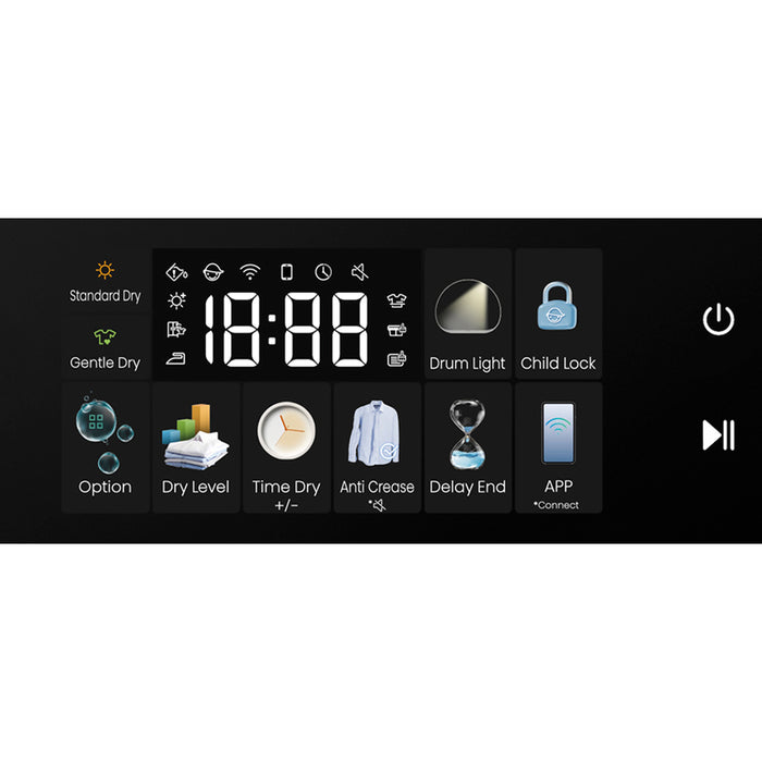 Dryer HISENSE DH3I802UWDD CONDENSATION WITH HEAT PUMP, 8.0 kg