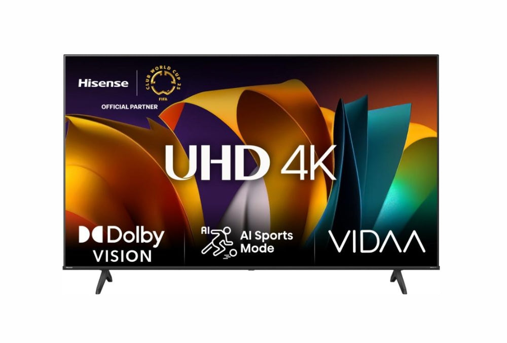 Hisense 65" A6N, 4K Ultra HD 3840x2160, DLED, DFA, Precision Colour, HDR 10+, HLG, Dolby Vision, DTS Virtual X, Smart TV, WiFi, BT, Light Sensor, Gaming Mode, 1xHDMI2 eArc, 2xHDMI, 2xUSB, LAN, CI+, DVB-T2/C/S2, Black