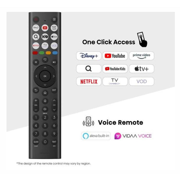 Hisense 65" A6Q, 4K Ultra HD 3840x2160, DLED, DFA, Precision Colour, HDR 10+, HLG, Dolby Vision, DTS Virtual X, Smart TV, WiFi, BT, Light Sensor, Gaming Mode, 1xHDMI2 eArc, 3xHDMI, 2xUSB, LAN, CI+, DVB-T2/C/S2, Black