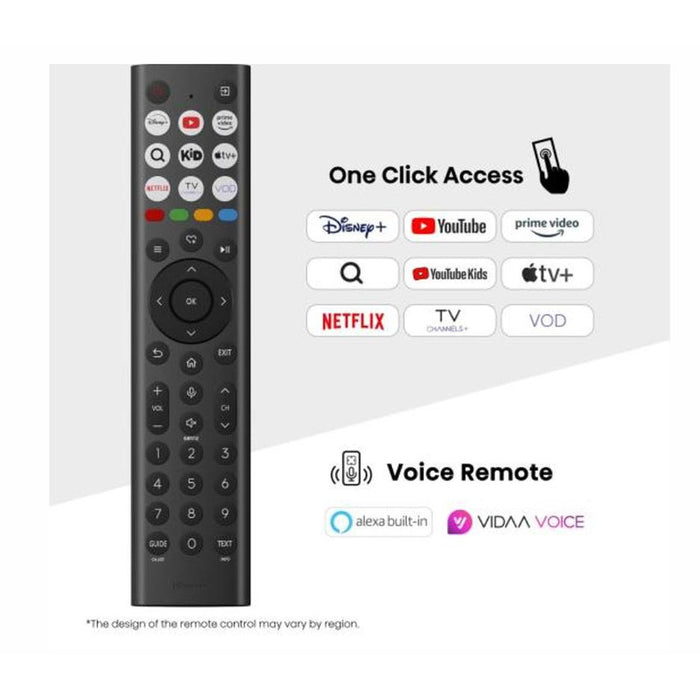 Hisense 65" E7Q, 4K Ultra HD 3840x2160, QLED, Quantum Dot, HDR 10+, HLG, Dolby Vision, DTS Virtual X, Smart TV,Light Sensor,WiFi Direct, BT, Anyview Cast, 3xHDMI, 2xUSB, LAN, CI+, DVB-T2/C/S2, Black