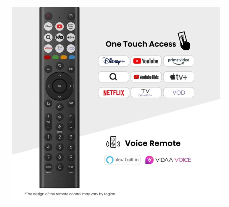 Hisense 65" E7Q Pro, 4K Ultra HD 3840x2160, QLED, Quantum Dot, 144Hz, HDR 10+ adaptive, HLG, Dolby Vision, DTS Virtual X, Smart TV, WiFi 5GHz, WiFi Direct, BT, Anyview Cast, 4xHDMI, 2xUSB, LAN, CI+, DVB-T2/C/S2, Black