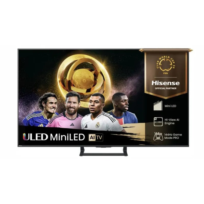 Hisense 65"E8Q, 4K Ultra HD 3840x2160, ULED, Quantum Dot,144 Mhz, HDR 10+, HLG, Dolby Vision, Smart TV,Light Sensor,WiFi Direct, BT, Anyview Cast,Built-in,Subwoofer, 4xHDMI, 2xUSB, LAN, CI+, DVB-T2/C/S2, Black