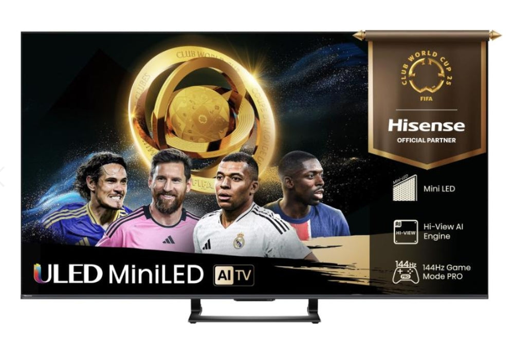 Hisense 65"U7Q, 4K Ultra HD 3840x2160, ULED, FALD, Quantum Dot, 144Hz, IPS, HDR 10+, HLG, Dolby Vision IQ, Dolby Atmos, Smart TV, WiFi 5GHz, WiFi Direct, BT, Anyview Cast,light sensor, 4xHDMI, 2xUSB, LAN, CI+, DVB-T2/C/S2, Black