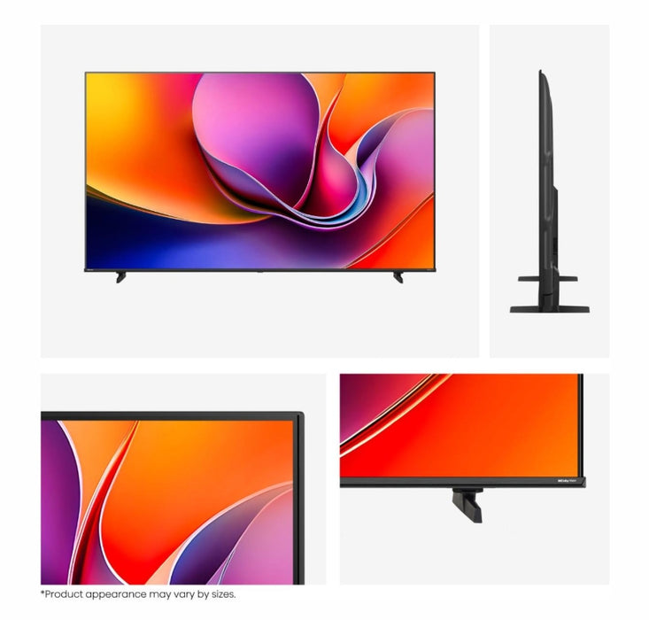 Hisense 85" A6Q, 4K Ultra HD 3840x2160, DLED, DFA, Precision Colour, HDR 10+, HLG, Dolby Vision, DTS Virtual X, Smart TV, WiFi, Light Sensor, Gaming Mode, 1xHDMI2 eArc, 3xHDMI, 2xUSB, LAN, CI+, DVB-T2/C/S2, Black