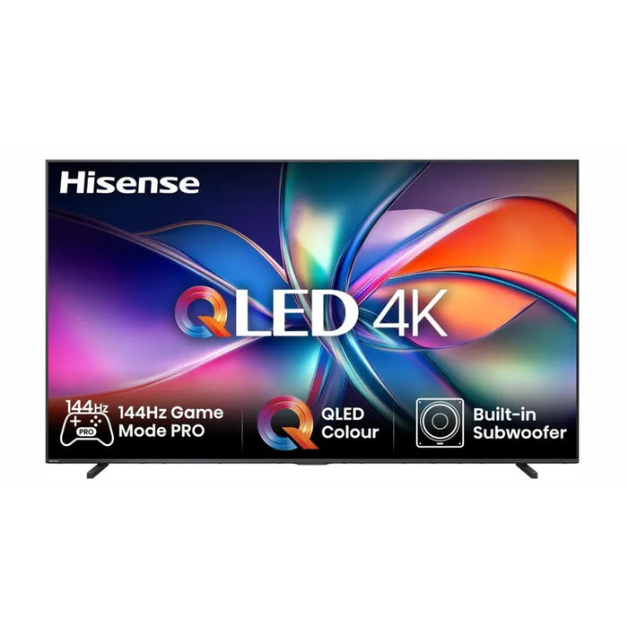 Hisense 98" E7Q, 4K Ultra HD 3840x2160, Quantum Dot, 144Hz, Light Sensor,IPS, HDR 10+, HLG, Dolby Vision IQ, Dolby Atmos, Smart TV, WiFi 5GHz, WiFi Direct, BT, Anyview Cast, 4xHDMI, 2xUSB, LAN, CI+, DVB-T2/C/S2, Black