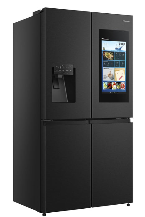Hisense RQ760N4IFE side-by-side refrigerator Freestanding 577 L E Black