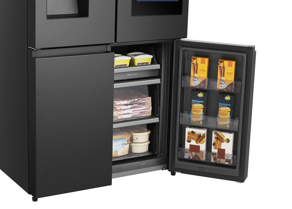 Hisense RQ760N4IFE side-by-side refrigerator Freestanding 577 L E Black