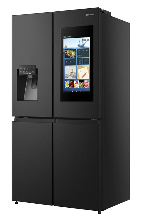 Hisense RQ760N4IFE side-by-side refrigerator Freestanding 577 L E Black