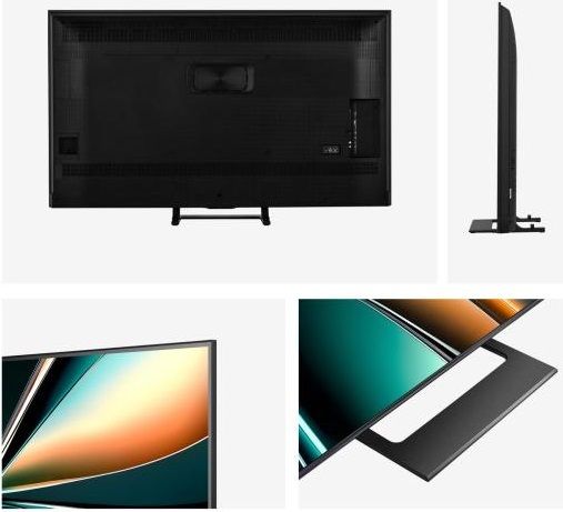 Hisense 65"U7Q, 4K Ultra HD 3840x2160, ULED, FALD, Quantum Dot, 144Hz, IPS, HDR 10+, HLG, Dolby Vision IQ, Dolby Atmos, Smart TV, WiFi 5GHz, WiFi Direct, BT, Anyview Cast,light sensor, 4xHDMI, 2xUSB, LAN, CI+, DVB-T2/C/S2, Black