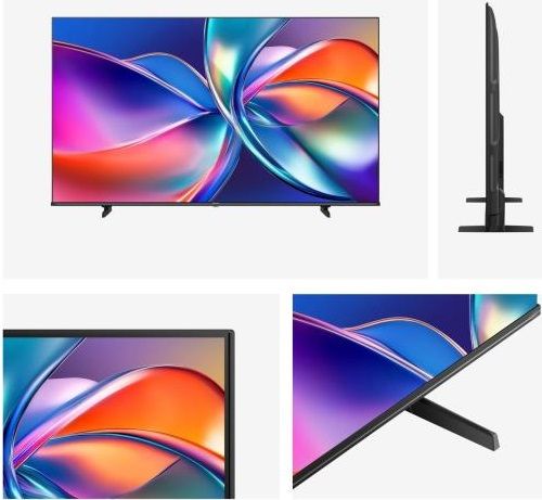 Hisense 65" E7Q, 4K Ultra HD 3840x2160, QLED, Quantum Dot, HDR 10+, HLG, Dolby Vision, DTS Virtual X, Smart TV,Light Sensor,WiFi Direct, BT, Anyview Cast, 3xHDMI, 2xUSB, LAN, CI+, DVB-T2/C/S2, Black