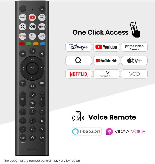 Hisense, 100''  U7Q,ULED Smart, FALD, 165Hz, 5000:1,Quantum Dot, Dolby vision IQ,Vidaa, ADS, Black