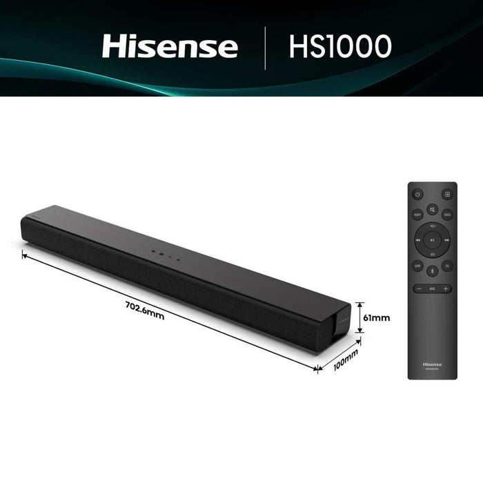 Soundbar Hisense HS1000     120W Black 120 W