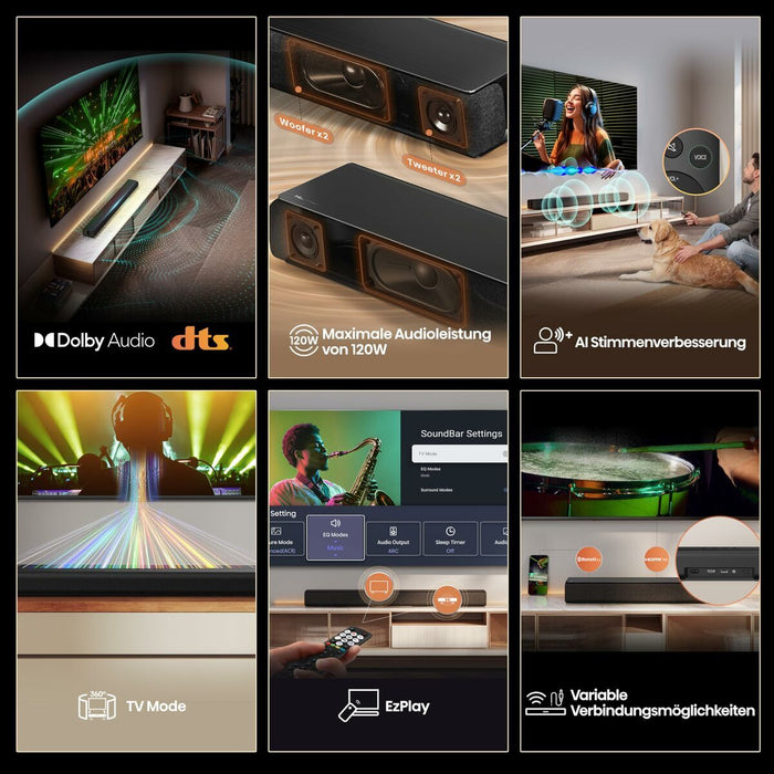 Soundbar Hisense HS1000     120W Black 120 W