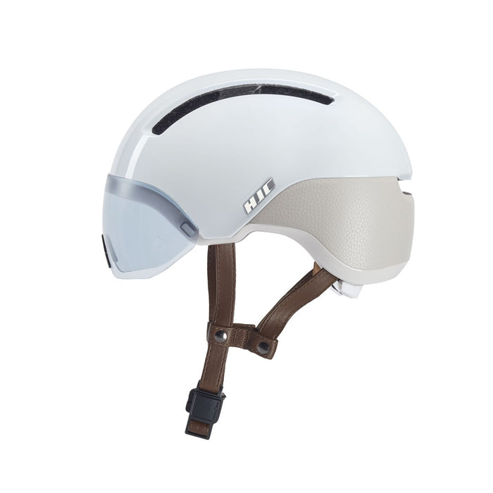 HJC CALIDO PLUS White, Grey Cycling Helmet, PEARL WHITE GREY, Size L