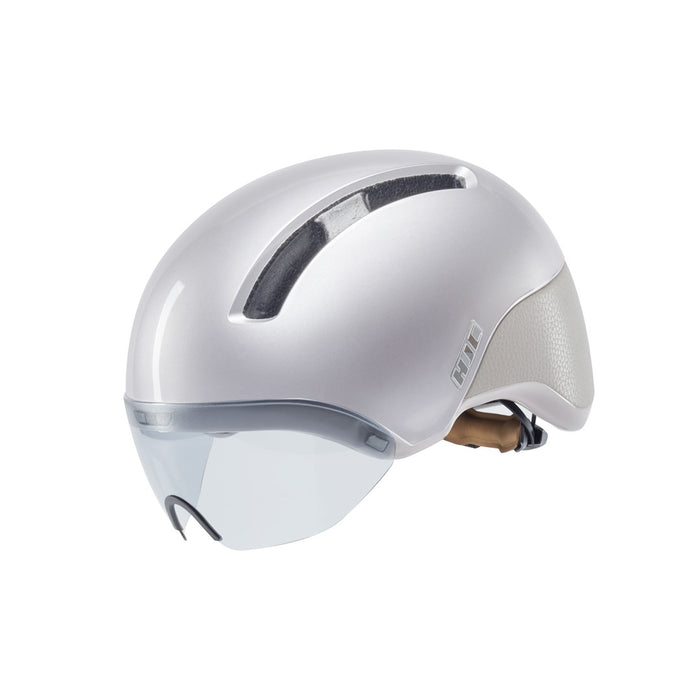 HJC CALIDO PLUS Silver Cycling Helmet, PEARL GREYISH SILVER, Size L