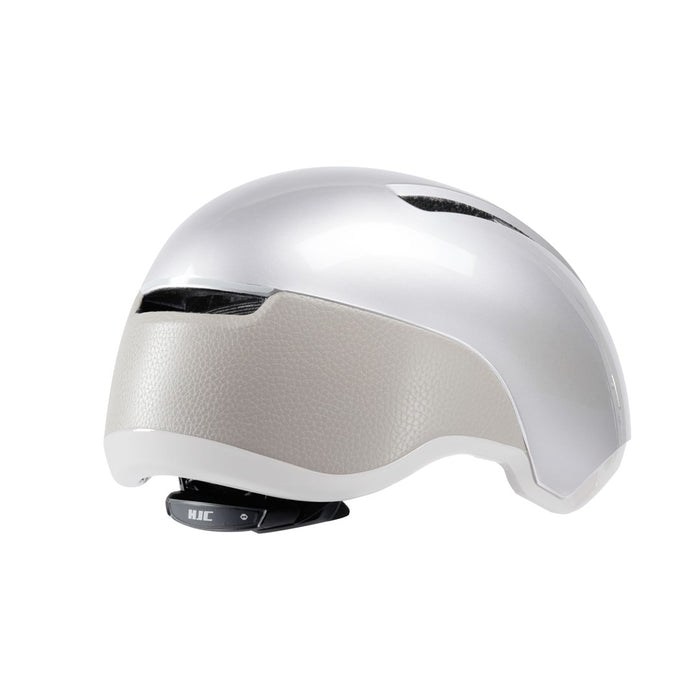 HJC CALIDO PLUS Silver Cycling Helmet, PEARL GREYISH SILVER, Size L