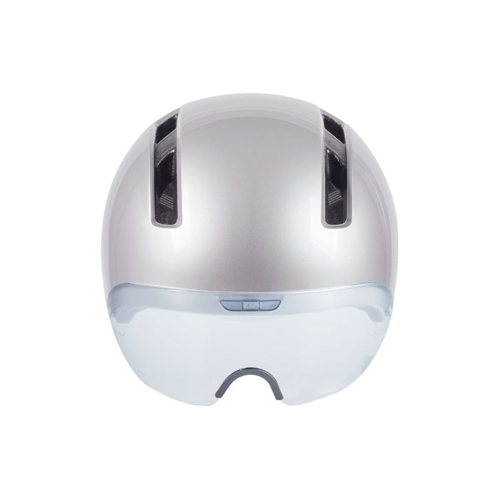 HJC CALIDO PLUS Silver Cycling Helmet, PEARL GREYISH SILVER, Size M