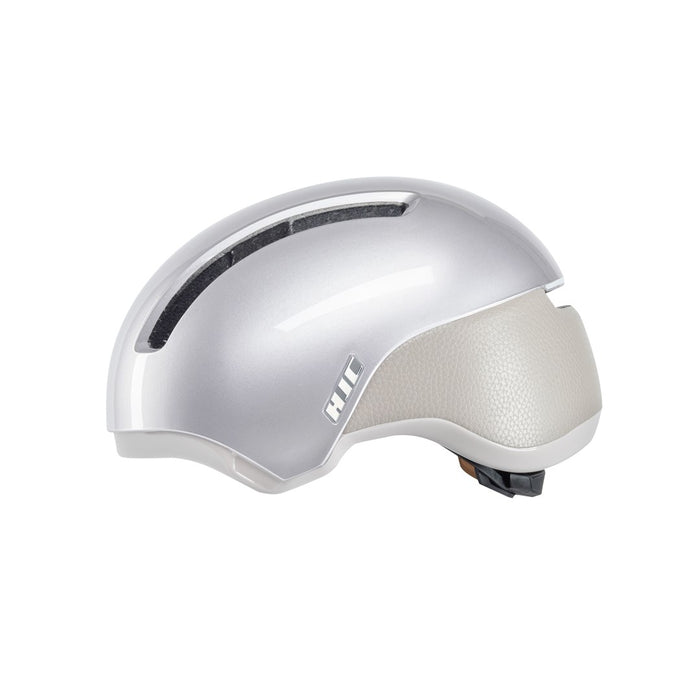 HJC CALIDO PLUS Silver Cycling Helmet, PEARL GREYISH SILVER, Size M