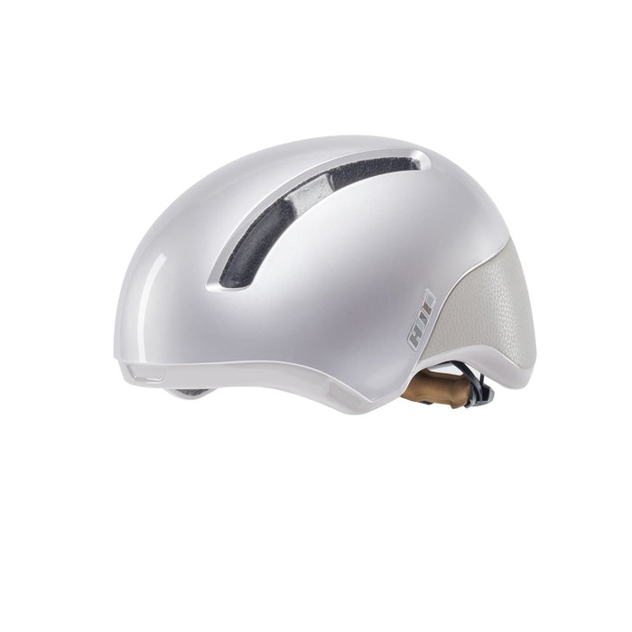 HJC CALIDO PLUS Silver Cycling Helmet, PEARL GREYISH SILVER, Size M
