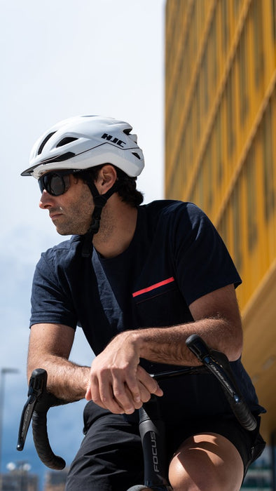 HJC CROSSER White Cycling Helmet, WHITE, Size S