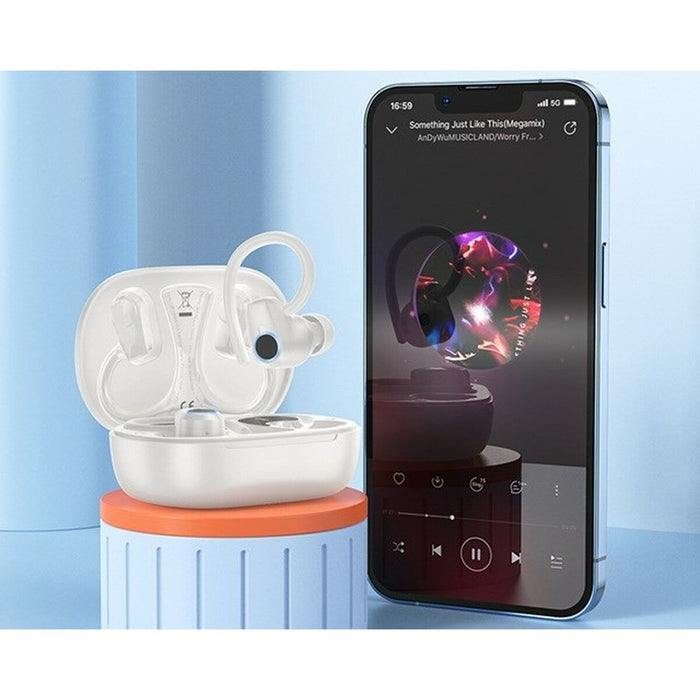 Wireless Earphones with Charging Case Hoco EQ8 Pure Joy White