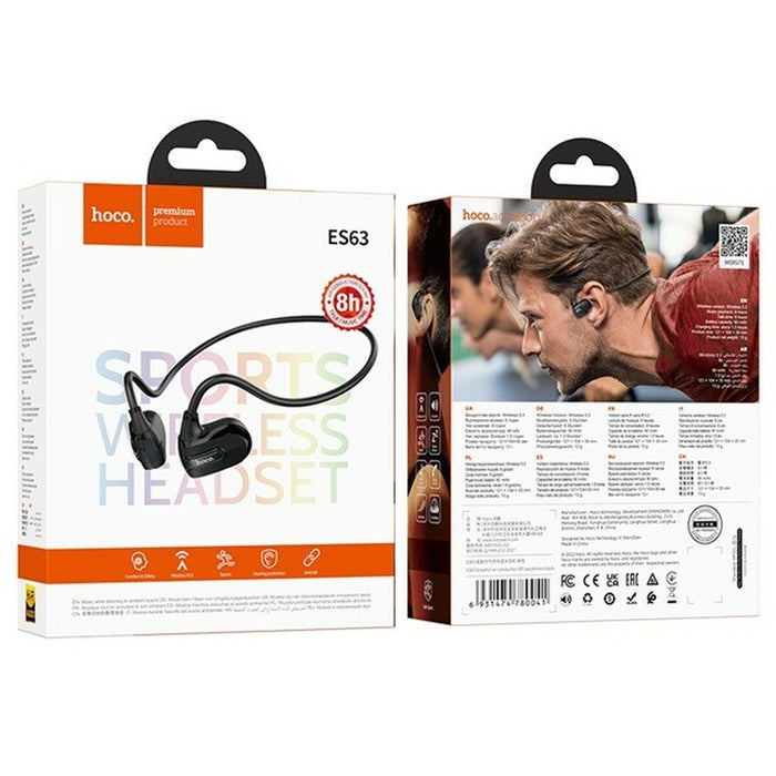 Sport Bluetooth Headset Hoco ES63 Graceful Black