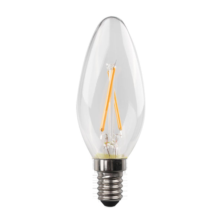 LED LAMP E14 C37 FILAMENT 4.2W 2700K