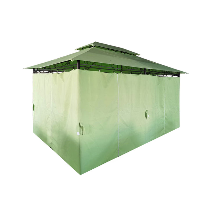 GARDEN TENT 300X400CM WITH LED LIGHTING AND CURTAIN HOME DECOR HD-3483