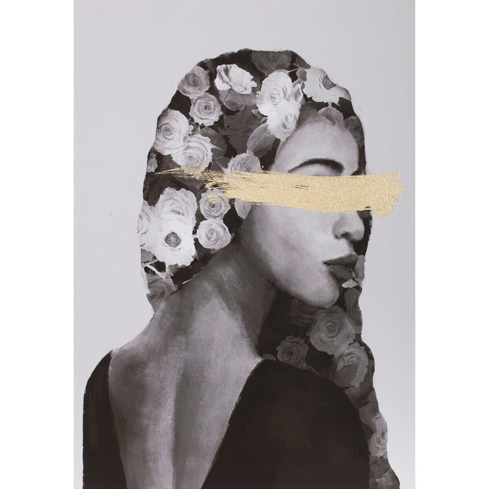 Canvas Home ESPRIT Pinewood Canvas 70 x 3,7 x 100 cm