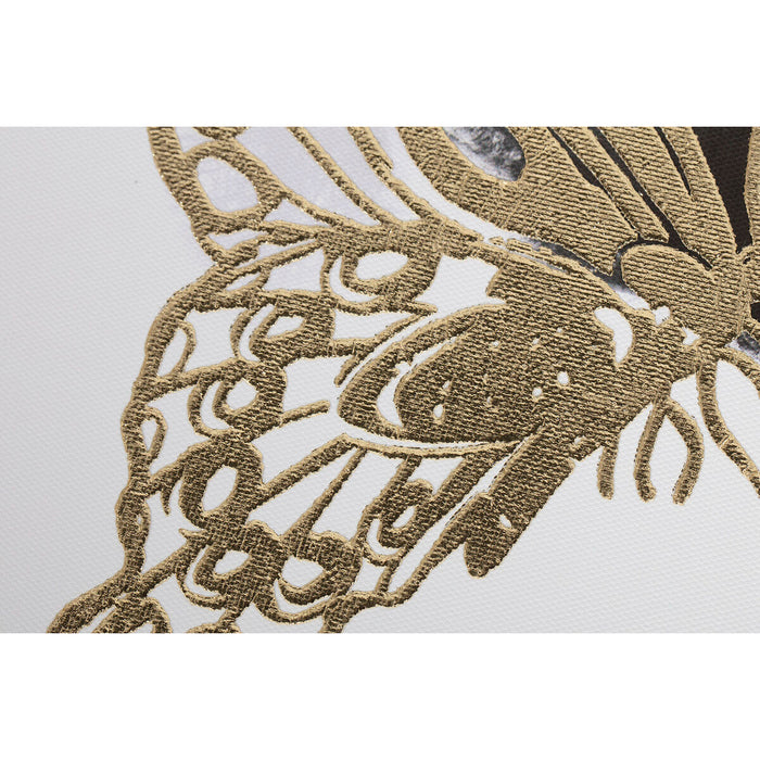 Canvas Home ESPRIT Pinewood Canvas 70 x 3,7 x 100 cm