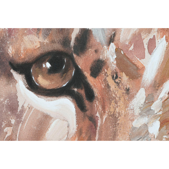 Canvas Home ESPRIT Pinewood Canvas 80 x 3,7 x 100 cm