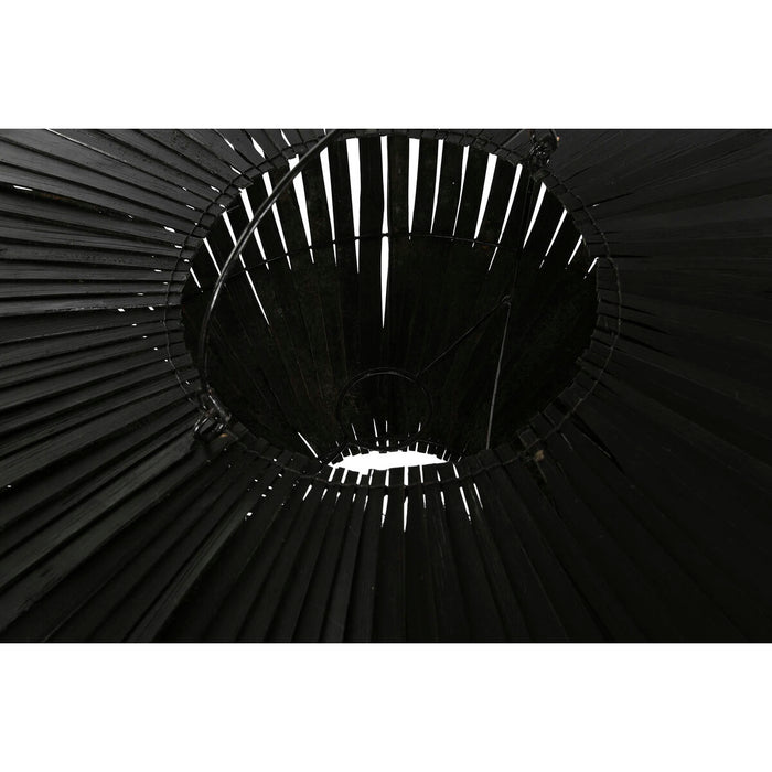 Lamp Shade Home ESPRIT Black Bamboo 80 x 80 x 30 cm