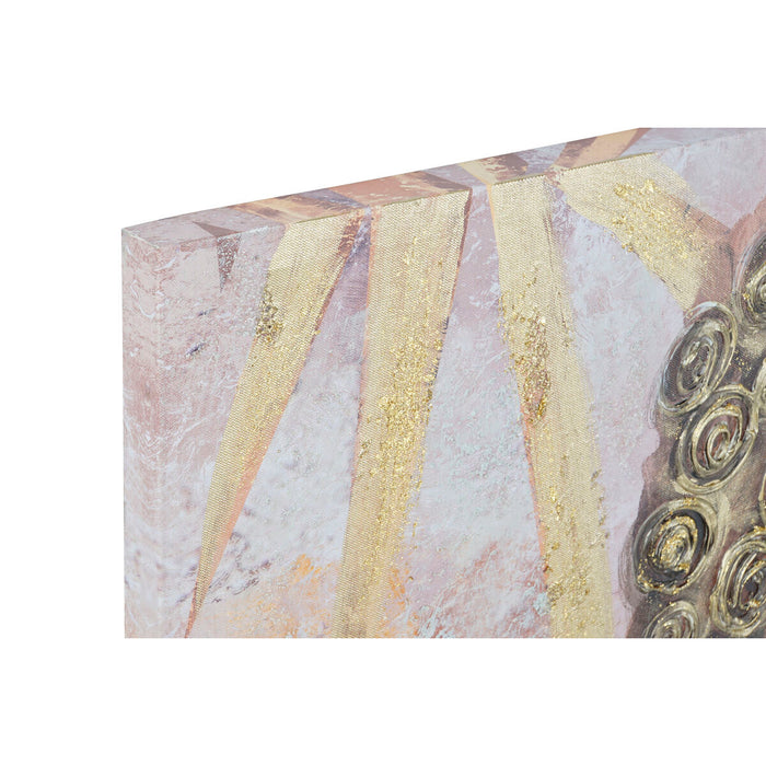 Canvas Home ESPRIT Canvas MDF Wood 120 x 3 x 80 cm 120 x 2,8 x 80 cm