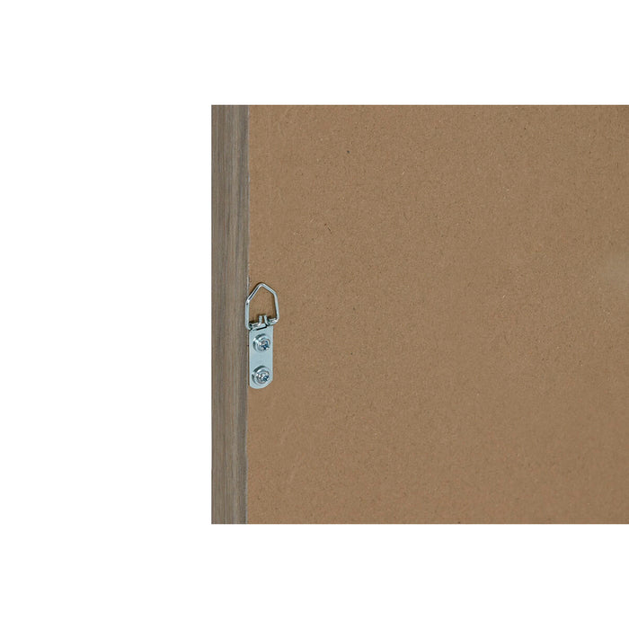 Canvas Home ESPRIT White Natural Boho 40 x 3 x 60 cm (2 Units)