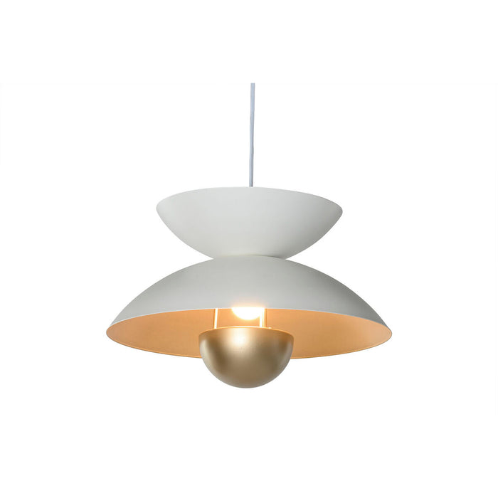Ceiling Light Home ESPRIT White Golden Metal 50 W 36 x 36 x 22 cm