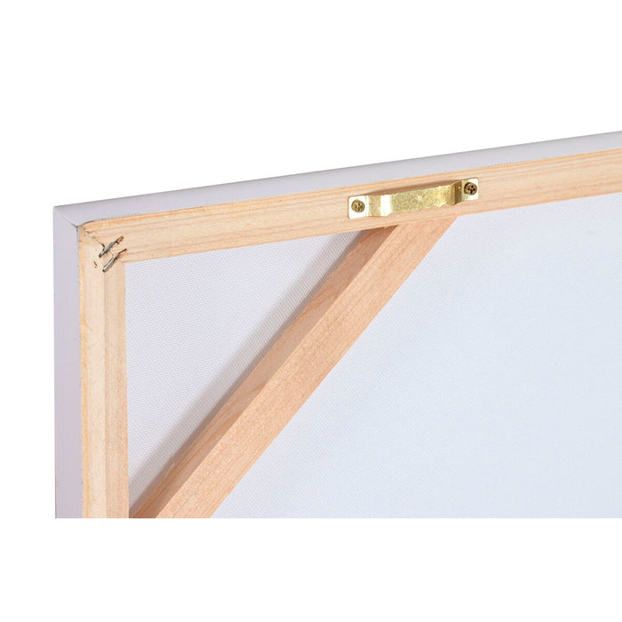 Canvas Home ESPRIT Canvas MDF Wood 80 x 2,5 x 60 cm