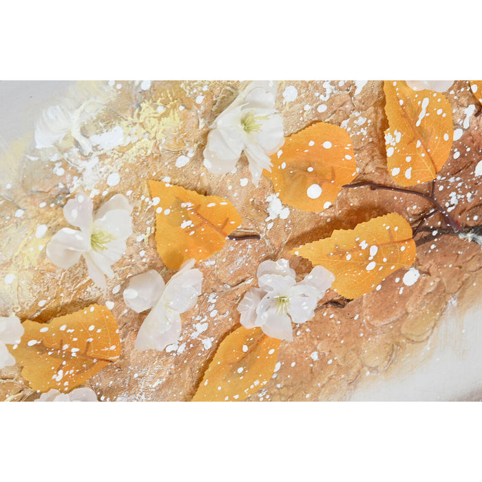 Canvas Home ESPRIT Canvas MDF Wood 90 x 3 x 30 cm