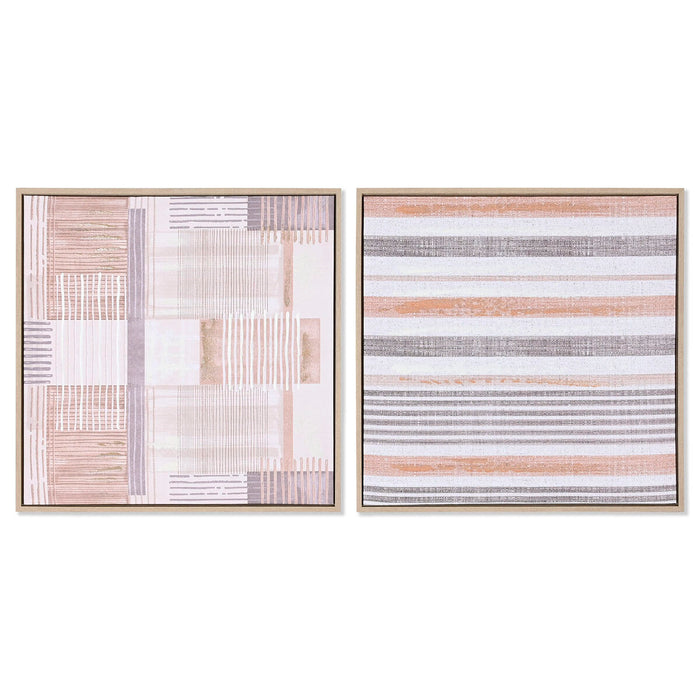 Canvas Home ESPRIT polystyrene Canvas 52,5 x 2,8 x 52,5 cm