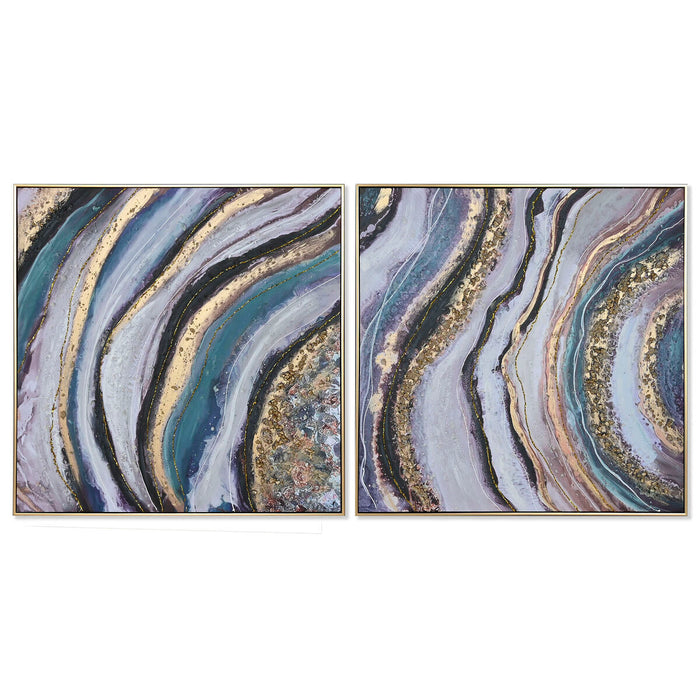 Canvas Home ESPRIT polystyrene Canvas 82 x 4,5 x 82 cm