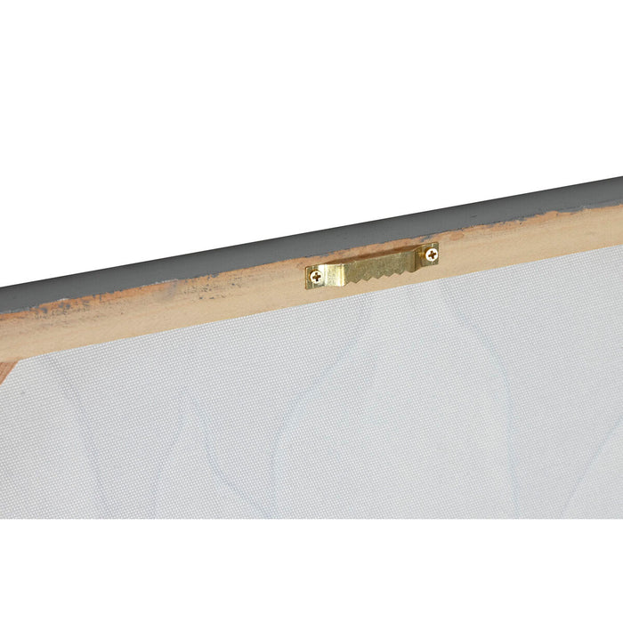 Canvas Home ESPRIT Canvas MDF Wood 50 x 2,5 x 50 cm