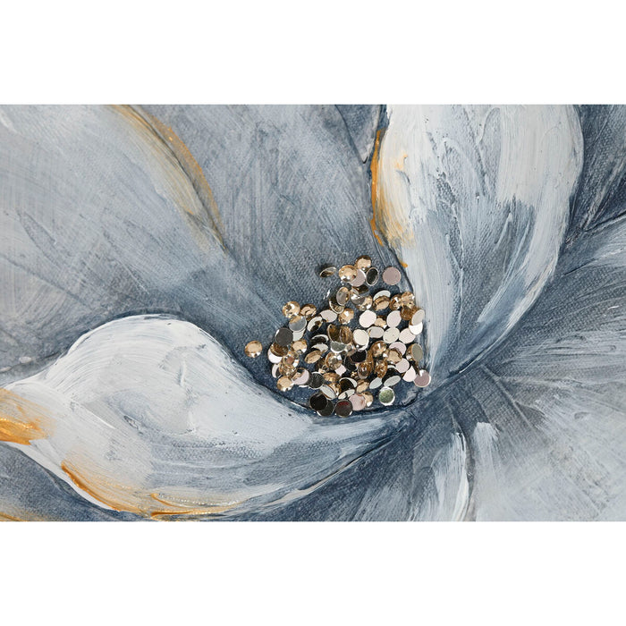 Canvas Home ESPRIT Canvas MDF Wood 40 x 2,5 x 40 cm